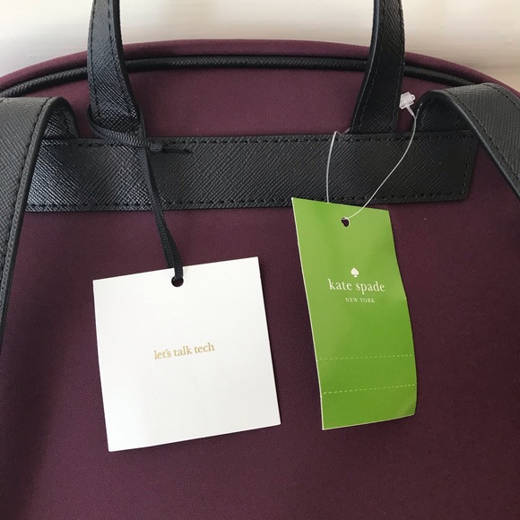 Bradley Wilson Road deep plum Backpack kate spade - Picture 5 of 7